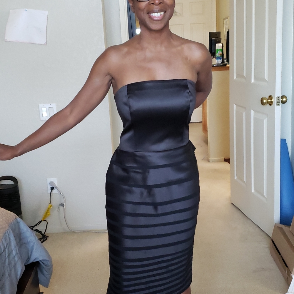 Black Strapless Dress